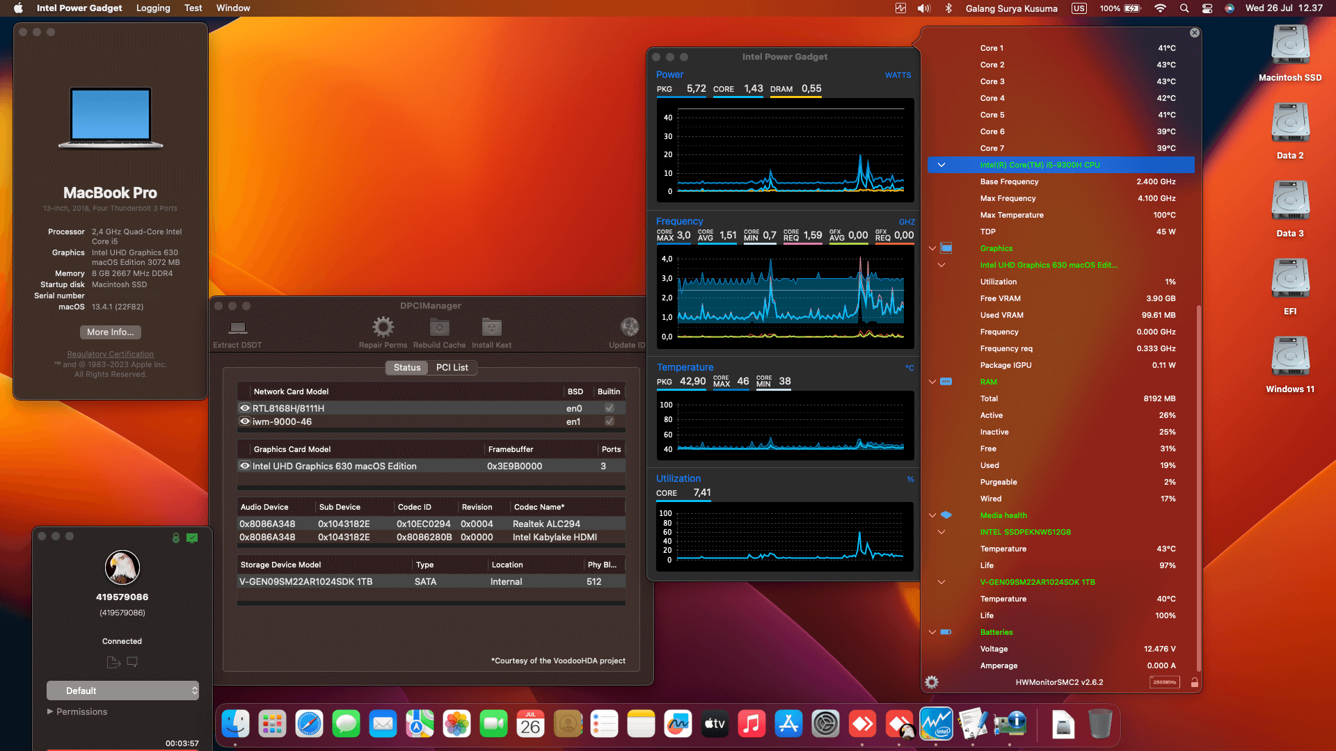 Asus ROG Strix III G531GD I505G3T 2nd [CoffeeLake   Intel UHD 630 + I2C]   OpenCore 1